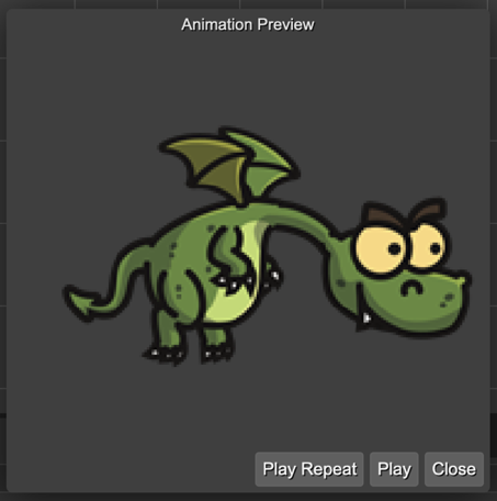 Animation key preview.